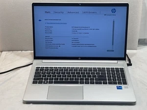 HP ProBook 650 G8 Intel core i5-1135G7 @2.40GHz 16GB Laptop No Computer hdd - Afbeelding 1 van 5