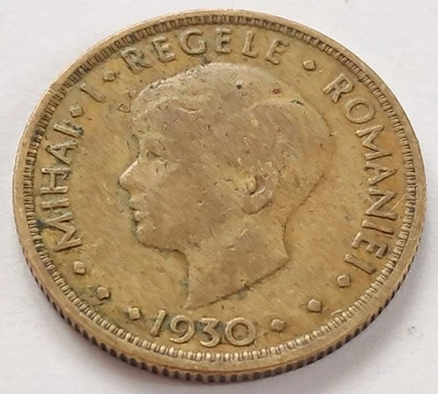 Romania, 5 Lei 1930 KN, King Mihai - Image 1 of 2