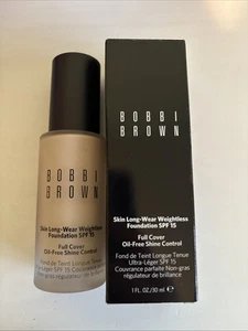 Bobbi Brown Skin Long-Wear Weightless Foundation SPF 15 Alabaster C-004 BNIB - Picture 1 of 3