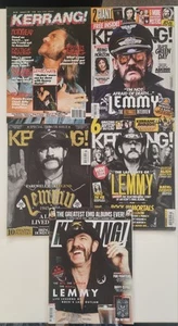 MOTORHEAD (Lemmy) Rare Kerrang! Magazine COLLECTION X 5 (See Desc) - Picture 1 of 7