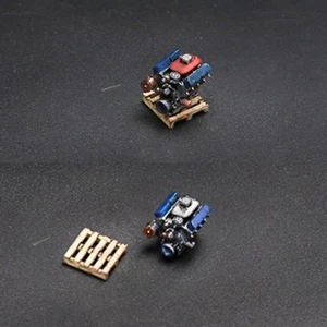 Diorama 1:64 Motor Modell Set Garage Werkstatt Reparatur Requisiten Szene Display ModelZc - Bild 1 von 20