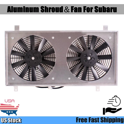 Radiator Shroud & Fan For Subaru Impreza WRX STI 2002-2007 GD GG MT 2.0L 2.5L Foto 1 de 4