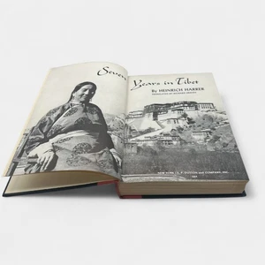 Seven Years In Tibet By Heinrich Harrer 1954 Hardcover 1st Edition - Picture 1 of 11