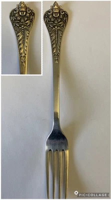 Horquilla figurativa de plata esterlina Elkington & Company LTD Birmingham 1914 Foto 1 de 4