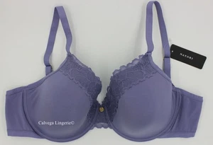 Nuevo con etiquetas Sujetador Natori 7313219 Hidden Glamour" Contorno Con Aros Encaje Púrpura 36DD - Imagen 1 de 8
