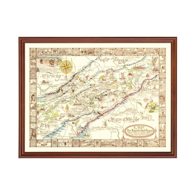 Old Map of Appalachia, KY 1950 - Vintage Appalachia Kentucky - Image 1 of 4