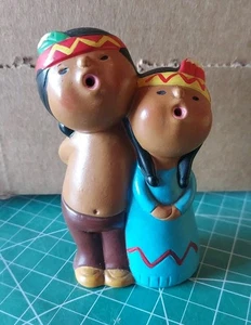 1960's Disney It's a Small World Native American Children Singing Figurine - Picture 1 of 6