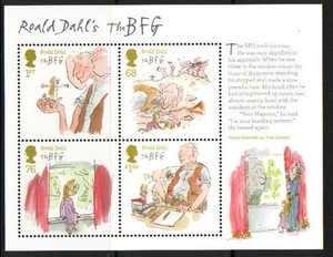 GREAT BRITAIN 2012 ROALD DAHL MINIATURE SHEET UNMOUNTED MINT, MNH - Imagen 1 de 1