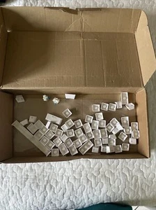 Lot Keycaps Clavier Mécanique + 2 Switches Bleu "clicky" - Photo 1/1