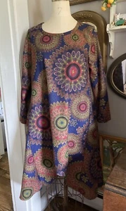 Depend On The Horizon Kleider Damen Freizeit Größe 10/12 Schmucktöne Doppelstrick - Bild 1 von 6