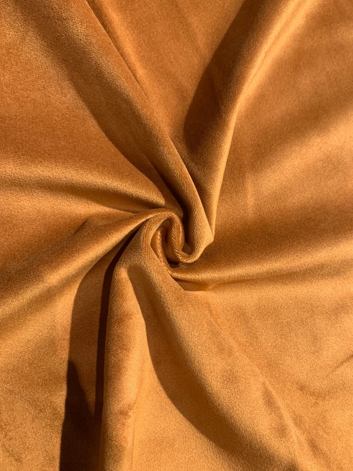 Tela de terciopelo de cobre por el perno 55 yardas Foto 1 de 3