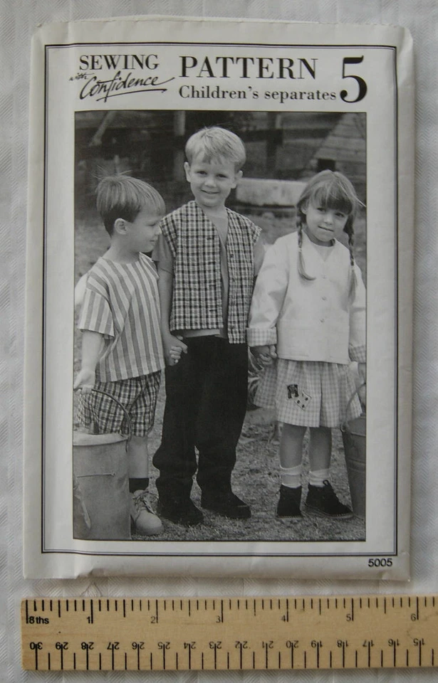 Uncut Sewing with Confidience Pattern No. 5005, children's separates, ages 2-7 - Image 1 of 1