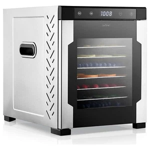 NutriChef Electric Countertop Food Dehydrator 900-Watt Dryer W/Digital Timer, - Picture 1 of 9