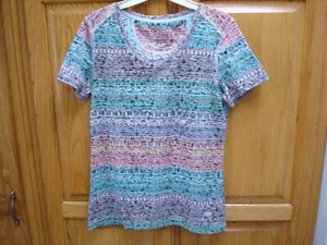 NWT WOMEN'S REEL LEGENDS PULLOVER BLOUSE/TOP-SIZE XS-PURPLE/MULTI - Picture 1 of 12