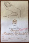 Étiquette  Mouton Rothschild 1993 - 75 cl