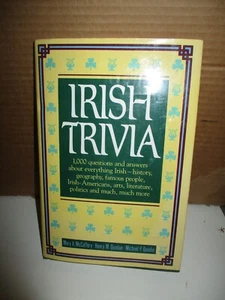 Irish Trivia by Mary A. McCaffery, Henry M. Quinlan, M. P. Quinlin (1990, HC - Picture 1 of 8