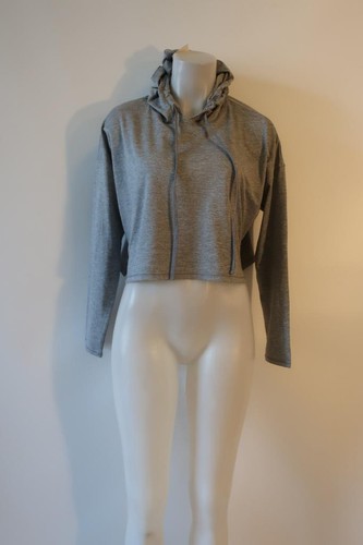VETEMENTS Felpa con cappuccio donna WE ME Zen grigia Active Top XS* nuova con etichetta