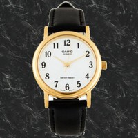 Casio Lq 142e 9a Ladies Gold Analog Square Watch Classic Resin Band New Ebay