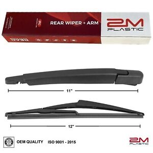 Rear Wiper Arm & Blade For Nissan ROGUE 2008-2013 JUKE 2011-2016 OEM Quality