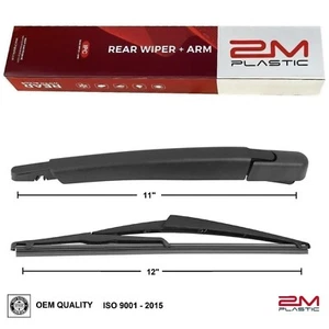 Brazo y cuchilla limpiaparabrisas trasero para Nissan ROGUE 2008-2013 JUKE 2011-2016 calidad FABRICANTE DE EQUIPOS ORIGINALES - Imagen 1 de 3
