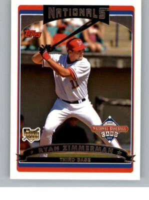 2006 Topps National Baseball Card Day Inserts #T3 Ryan Zimmerman (ref 144878) - Image 1 of 2