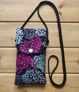 CUSTODIA CELLULARE CATENA CELLULARE calza cellulare TESSUTO HANDMADE cinturino PER IPHONE 14/13 PRO MAX - Foto 1 di 4