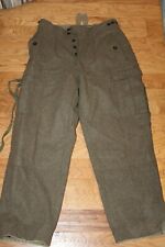 Alois Heiss K G Vintage Wwii German Wool Army Pant Sz.32Wx30L Mint Condition!