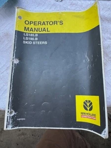 Original New Holland Skid Steer LS185.B LS190.B Operator Owner Service Manual - Picture 1 of 1