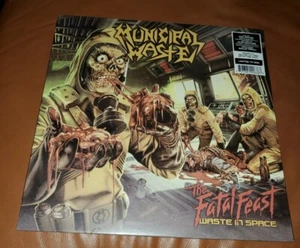 Municipal Waste The Fatal Feast Yellow w/Red Splatter colored 300 only sealed - Picture 1 of 3