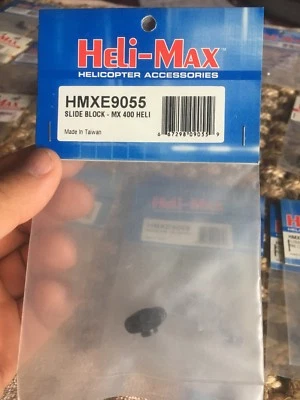 HELI-MAX MX 400 HELI SLIDE BLOCK / # HMXE9055 - Image 1 of 3