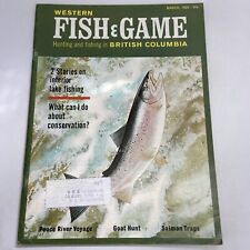Western Fish & Game March 1969 Hunting Fishing BC British Columbia Canada
