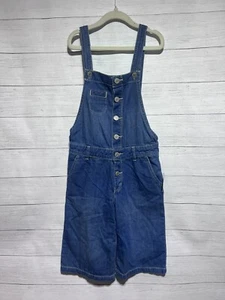 Gap Kids 2016 Wide Leg Denim Overalls Size Medium, Adjustable Straps - Picture 1 of 8