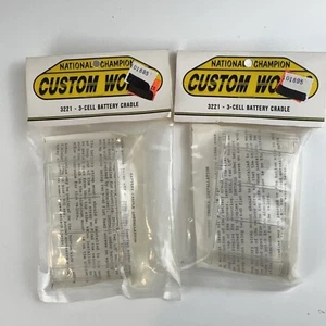 2x Vintage Custom Works 3221 3 Cell Battery Cradle RC Pan Car  RC12L RC10L 80’s - Picture 1 of 3