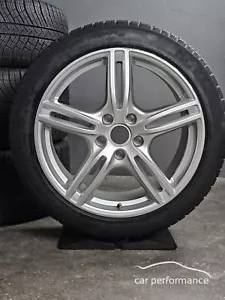 Porsche Panamera Winterräder 20 Zoll Felgen Turbo II Räder 971 silber, original - Bild 1 von 11