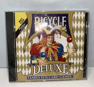 Bicycle Deluxe Family Fun Card Games (PC, 2000) Brand New Sealed - Picture 1 of 5