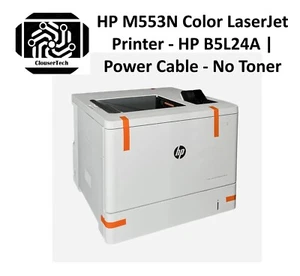 HP M553N Color LaserJet Printer - HP B5L24A | Power Cable - No Toner - Picture 1 of 1