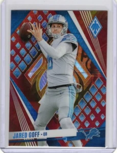 2023 Panini Phoenix Fire Burst #27 Jared Goff Lions 244/340 - Picture 1 of 2