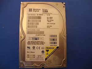 Western Digital WD153BA-00AGA0 3.5" 15GB IDE Hard Drive DCM: RRBH NVHH0 Tested - Picture 1 of 2