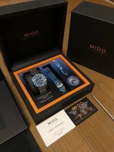 MIDO Ocean Star Tribute 75th Men's Automatic Round Blue Swiss Made Analog w/Box - Picture 1 of 7