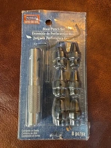 ART MINDS LEDER MAXI PUNCH SET 8-TEILIG Wechselröhren DIY BASTELN - Bild 1 von 3