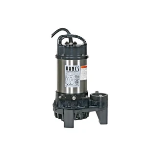 Tsurumi Pump 8PN 1hp, 115V, Submersible Pond & Waterfall Pump, Stainless Steel, - Picture 1 of 6
