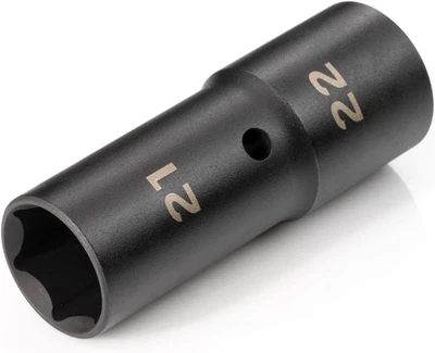 TEKTON 1/2 Inch Drive 21 X 22 Mm Thin Wall Impact Flip Socket | SIF22122 - Image 1 of 4