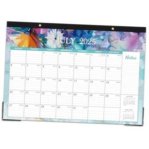2025-2026 Desk Calendar - Large Desk Calendar 2025-2026, 17" x 12", July 2025 - Picture 1 of 8