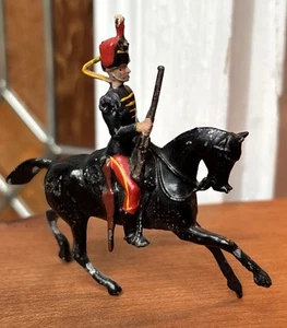 1 Scarce Britain Toy Soldiers Prewar Set#12 11th Hussars Prince Albert’s Own - Picture 1 of 16
