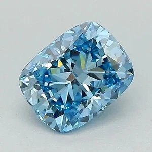 2.00 Ct VS1 Cushion Cut Fancy Light Blue Color IGI Certified Lab Grown Diamond - Picture 1 of 2