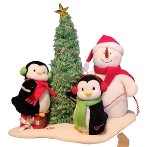 Hallmark  Christmas Snowman Penguin Tree  Plays Music Batteries Not  Included - Picture 1 of 7