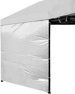 Ultraleichte Seitenwände für 10x10 Vordachzelt silber beschichtet 10x10, grau - Bild 1 von 7