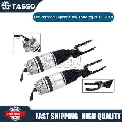Pair Front Air Suspension Shock Struts For Porsche Cayenne VW Touareg 2011 -2018 - Image 1 of 4