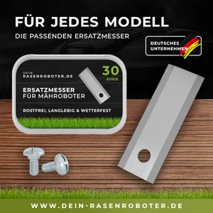 Stiga A & G Serie Mähroboter | 30  Klingen - Messer Edelstahl | Ersatzklingen - Bild 1 von 6