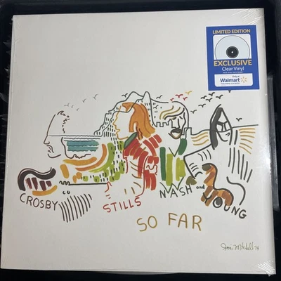 CROSBY STILLS NASH and YOUNG-So Far LP SEALED! Walmart Exclusive Clear Vinyl - Image 1 of 2
